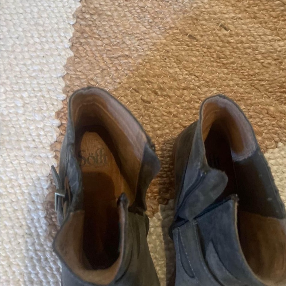 Olive green Sofft booties. Worn only a handful of times.